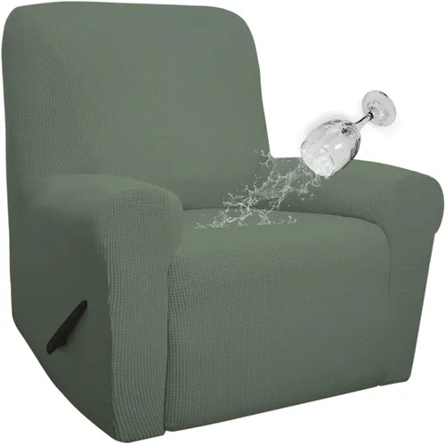 Miniatura 37 de Easy-Going - Funda 100 % impermeable doble para sofá reclinable, diseño jacquard, en 1 pieza, a prueba de derrames, para niños, mascotas, perros