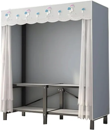 large closets Large Closet Steel Clothes Closet Portable Wardrobe Closet Foldable Closet 170cm/192cm/220cm for Bedroom Wardrobe Closet Space-saving