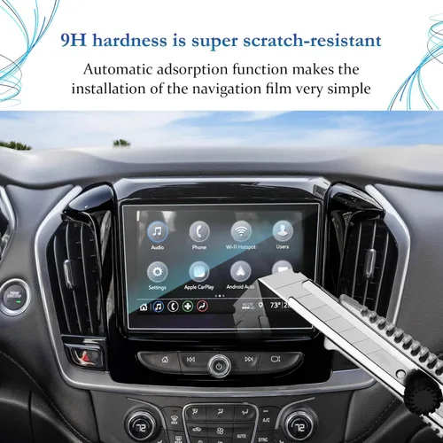 Miniatura 2 de SKTU Protector de pantalla para Chevy Traverse 2023 de 8 pulgadas para Chevy Traverse MyLink 2018-2023, pantalla de navegación de Traverse 2018-2023