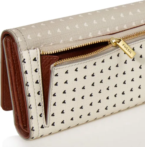 Miniatura 3 de Fossil Logan RFID - Cartera de piel con solapa para mujer talla única