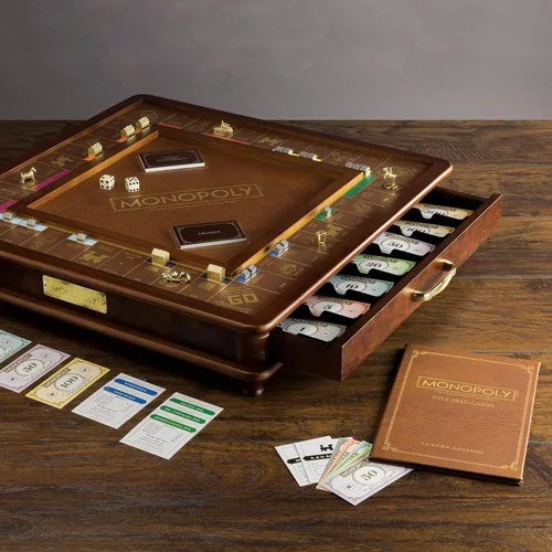 Miniatura 4 de Juego de mesa Monopoly en madera, de Winning Solutions