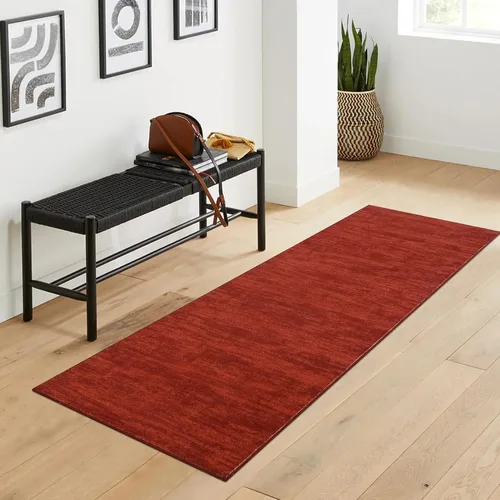 Miniatura 14 de RUGSREAL Alfombra lavable a máquina de 2 x 8 pies, para pasillo, entrada, contemporánea, color liso, alfombra de pasillo moderna para interiores