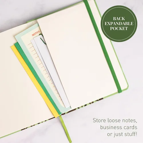 Miniatura 7 de Rileys Árbol de la Vida, 8" x 6", Diario en Blanco 240 Páginas, Papel Marfil, Cuaderno en Blanco para Hombres y Mujeres, Diario sin Líneas, Cuaderno