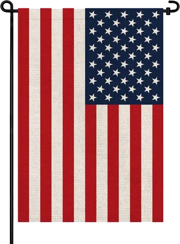 Bandera americana de Estados Unidos, pequeñas banderas de jardín americanas para patio, porche, día de la independencia, festival patriótico,