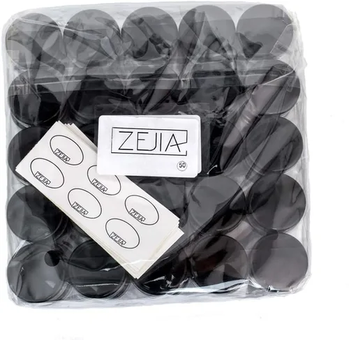 Miniatura 27 de Envases de muestra de 3 gramos con tapas, 75 paquetes de tarros de muestra diminutos con etiquetas, envases cosméticos de plástico mini para Tapa