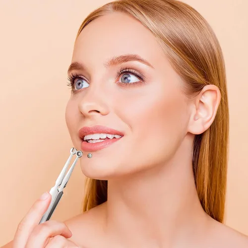 Miniatura 2 de DJCIW Herramienta de Abrazadera de Piercing Multiusos, Herramienta de Extracción de Piercing - Perfecta para Cambiar y Quitar Cartílago, Joyería