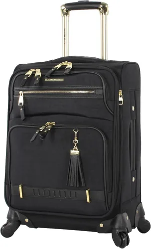 Steve Madden Designer Luggage Collection - Maleta ligera y expandible para hombres y mujeres, bolsa de transporte duradera de 20 pulgadas con ruedas