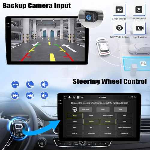 Miniatura 6 de 4G+64G Android 15 Estéreo para coche para Ford F150 2009-2012 con Carplay inalámbrico Android Auto, 9 pulgadas pantalla táctil Incell Radio coche 4