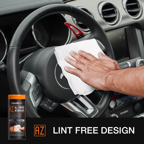 Miniatura 3 de Suds Lab AZ - Toallitas multiusos para vehículos, limpieza de automóviles y cuero, limpiador de interiores para automóviles, camiones