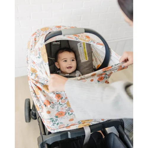 Miniatura 3 de Konssy Fundas para Asientos de Coche para Bebé - Toldo Multiusos para Asientos de Coche para Bebés, Funda Elástica para Asiento de Coche