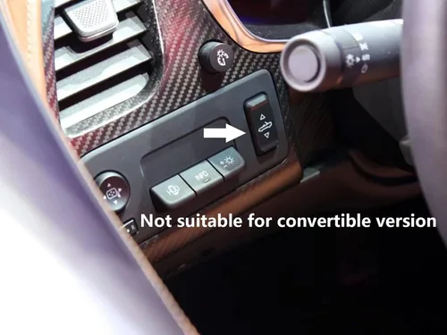 Miniatura 5 de Para Corvette C7 Fibra de Carbono Interruptor de Faro Cubierta Accesorios para 2014-2019 Chevrolet Corvette C7