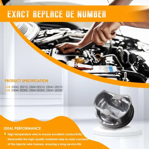 Miniatura 6 de PANGOLIN Juego de pistones y anillos del motor 23041-2E210 para Kia Soul Forte Forte5 Forte Koup 2.0L 2014 2015 2016 2017 2018 piezas del mercado