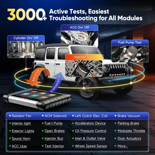 Miniatura 6 de Autel Escáner MaxiPRO MP808BT PRO, actualización de 2 años ($700), 2026 en adelante de MaxiSys MS906BT MaxiCOM MK900BT MK900, tan avanzado como