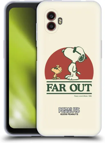 Miniatura 399 de Head Case Designs Funda de gel Woodstock 50th con licencia oficial de Peanuts Snoopy Guitar 1969 [protección de grado militar] compatible