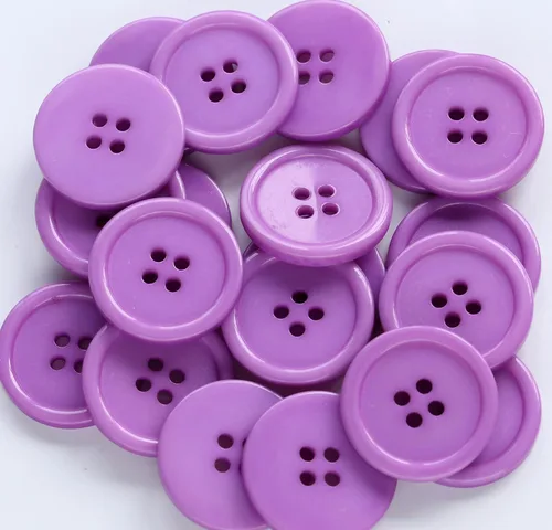 Miniatura 10 de GANSSIA Botones de 1 pulgada (25mm) redondos de 4 agujeros para costura, botón de color beige de respaldo plano, para manualidades DIY, paquete