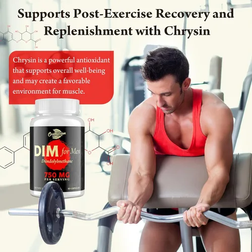 Miniatura 6 de Orinthalixium DIM para Hombres 750MG – Equilibrio Hormonal, Apoyo al Estrógeno para Hombres, Suplemento DIM, Desintoxicación, Vitalidad