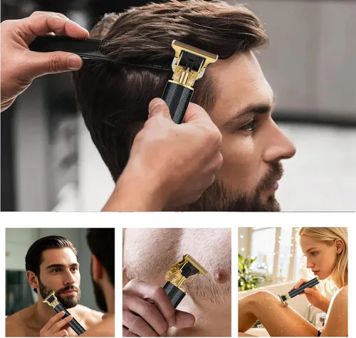 Miniatura 2 de T-Blade - Recortadora de pelo para hombres, recortadora de barbero inalámbrica sin huecos, recortadora profesional recargable con 4 peines guía
