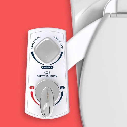 Miniatura 3 de BUTT BUDDY Spa - Accesorio para asiento de inodoro de bidé y rociador de agua fresca
