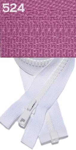 Cremallera Vislon para chaqueta de 22 pulgadas, YKK #5 de plástico moldeado que separa – peso medio por cada uno (color seleccionado) (coñac rosa -