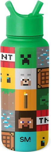 Miniatura 38 de Simple Modern Summit - Botella de agua con tapa con pajilla, vaso aislado de acero inoxidable a prueba de fugas de Disney de 30 onzas, regalos