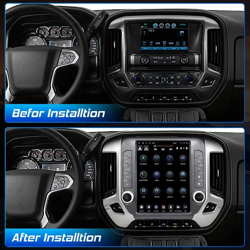 Miniatura 3 de LINKSWELL - Estéreo de coche de 12.1 pulgadas para Silverado y Sierra 2014 a 2019 estilo T Android Radio reemplazo unidad principal reproductor