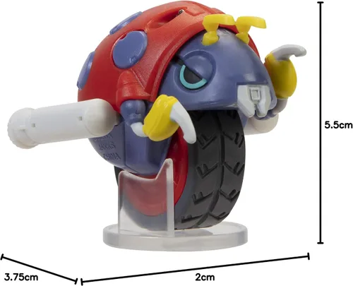 Miniatura 10 de Sonic The Hedgehog Figura de acción de 2.5 pulgadas Moto Bug juguete coleccionable