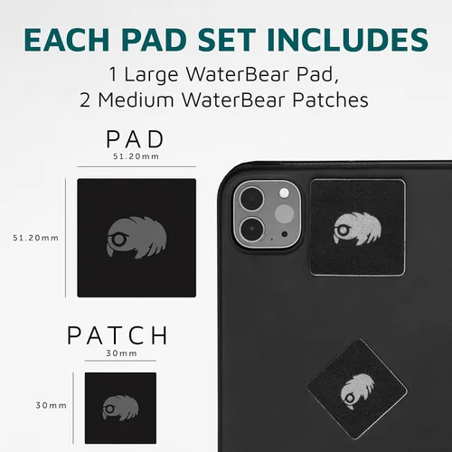 Miniatura 5 de KUVRD Waterbear - Limpiadores de pantalla universales - Herramientas de limpieza diminutas para tus lentes y pantallas - Pack de 4