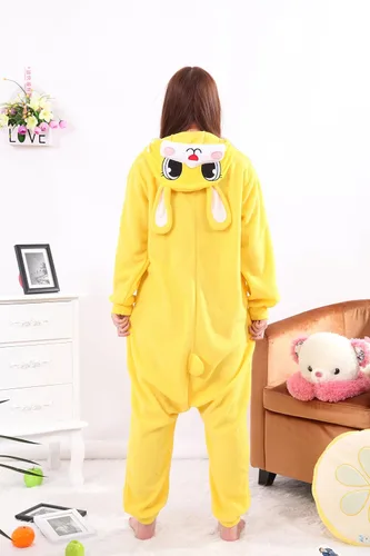 Miniatura 2 de Honeystore Pijama unisex cálida para adultos, cosplay, conejo, ropa para el hogar
