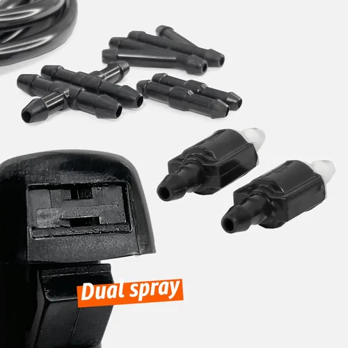 Miniatura 5 de Click&Fit Boquillas de lavaparabrisas compatibles con Chrysler 300 11-17, Jeep Grand Cherokee 11-21 Commander 06-10, Liberty 8-12, Dodge Caravan