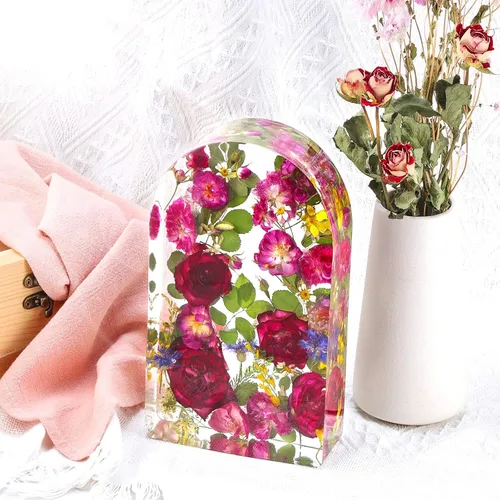 Miniatura 4 de Moldes de silicona grandes para fundición de resina, formas arqueadas para preservación de flores, organizador de escritorio de libros, regalos