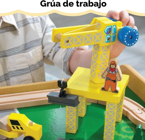 Miniatura 8 de KidKraft, Mesa y Set de Tren de cataratas
