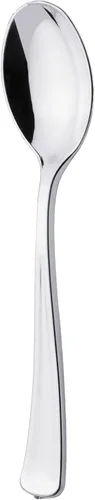 Party Essentials 50 cucharas de plástico duro, plata brillante Cucharas plateadas brillantes