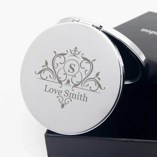 Miniatura 2 de howson london Espejo compacto personalizado, espejo de mano, espejo de maquillaje, regalos para mamá, día de la madre, GIFS, mujeres, para viajes