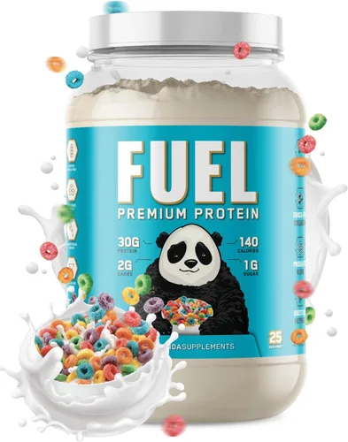 Miniatura 8 de Underground Bio Labs Panda Fuel Proteína Premium de Suero, Colágeno Hidrolizado, Caseína, Probióticos, Enzimas, Apto para Keto, Liberación