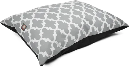Miniatura 43 de Majestic Pet Cama rectangular para perros tamaño mediano, lavable, cama antideslizante y cómoda para mascotas, cama para jaula para perros, almohada