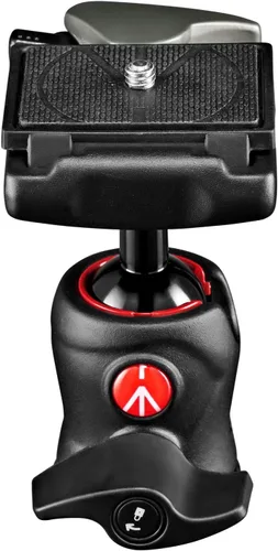 Miniatura 3 de Manfrotto Cabezal de bola central 490, para trípodes de cámara, cabezal de bola fluida para trípodes ergonómicos y funcionales, estabilizador