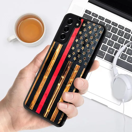 Miniatura 5 de DAIZAG Funda compatible con Samsung Galaxy S22 Ultra, protección completa, a prueba de golpes, antiarañazos, funda de TPU para hombre y mujer, línea