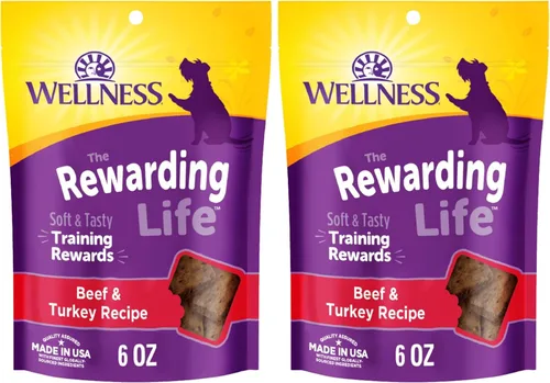 Miniatura 11 de Wellness Rewarding Life - Golosinas para perros, golosinas de entrenamiento, sin granos, pollo suave y cordero (bolsa de 6 onzas)