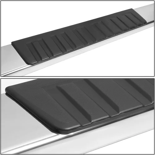 Miniatura 2 de DNA Motoring - Estribos de 6" compatibles con Silverado 1500 de 2 puertas 07-18, Silverado/Sierra 2500HD 3500HD de cabina estándar 07-19, barras