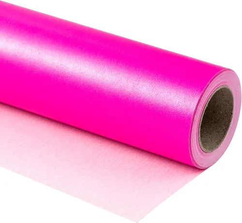 Miniatura 17 de RUSPEPA Papel de regalo negro mate, color liso perlado, papel lustre perfecto para bodas, cumpleaños, Navidad, baby shower, 17 pulgadas x 32.8 pies