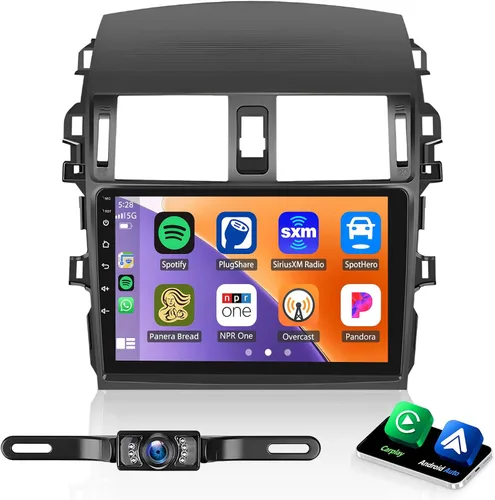 Miniatura 7 de Radio de coche 2G+32G para Toyota Corolla 2009-2013 9 pulgadas IPS pantalla táctil estéreo de coche con Carplay inalámbrico/Android Auto, Bluetooth
