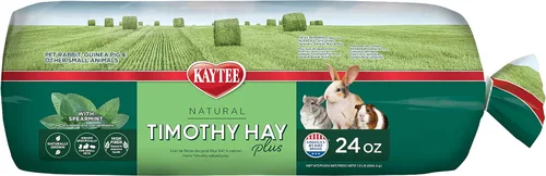 Miniatura 12 de Kaytee All Natural Timothy Hay Plus caléndulas para conejillos de indias, conejos y otros animales pequeños, 24 onzas