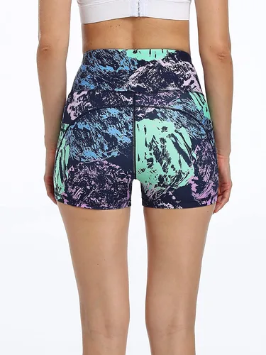 Miniatura 2 de CADMUS Womens High Waist Yoga Shorts Spandex Running Side Pockets