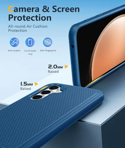 Miniatura 650 de FNTCASE Funda para iPhone 17 Pro: Fundas delgadas translúcidas de color azul claro compatibles con MagSafe, protección completa de la cámara