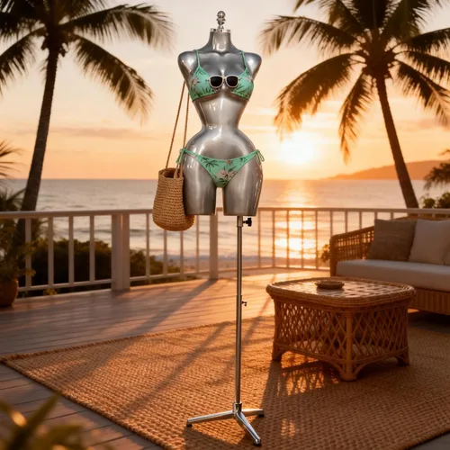 Miniatura 10 de Torso de maniquí femenino plateado, 61.4 a 86.6 pulgadas de altura ajustable con base de soporte de metal, adecuado para exhibición de ropa y joyas
