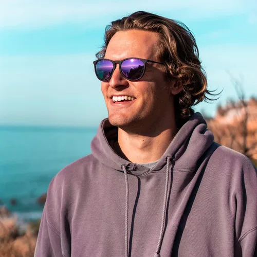 Miniatura 53 de Blenders Eyewear North Park – Gafas de sol polarizadas – Forma clásica, marco de metal mixto – 100% protección UV – Para hombres y mujeres