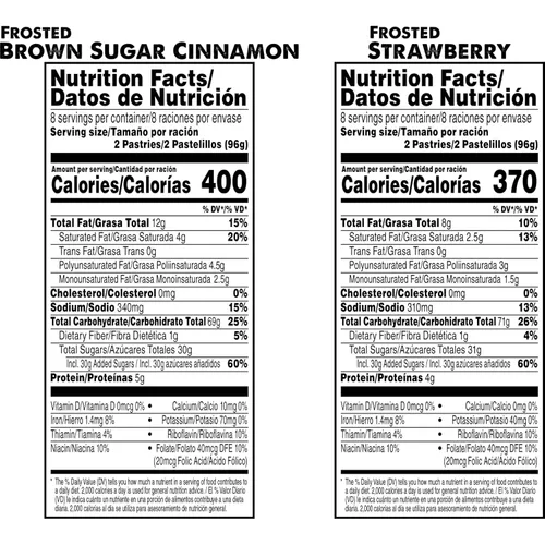 Miniatura 15 de Pop-Tarts Pasteles tostadores, alimentos para el desayuno, aperitivos para niños, caja de 54.1 onzas, 32 unidades (paquete de 2)