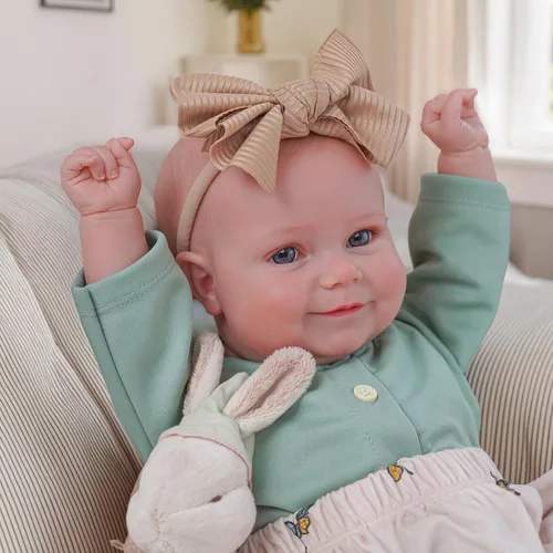 Miniatura 7 de BABESIDE Muñecas de bebé Reborn de 20 pulgadas de vinilo suave, realista, muñeca de bebé recién nacida, muñeca de bebé realista con accesorios
