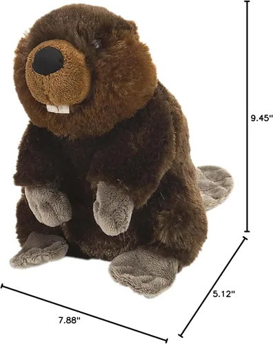 Miniatura 2 de Wild Republic – Peluche de castor, muñeco de felpa, juguete de peluche, regalo para niños, colección Cuddlekins, 8 pulgadas, multi