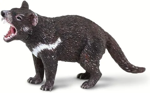 Safari Ltd. Tasmanian Devil Figurine - Figura marsupial realista de 3.5 pulgadas, juguete educativo para niños, niñas y niños a partir de 3 años